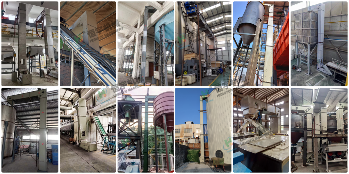 斗式提升機客戶現(xiàn)場